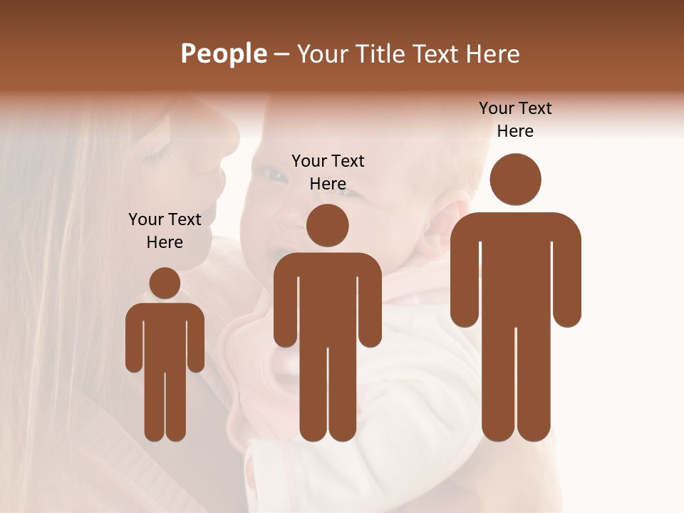 Beautiful Reassure Hugging PowerPoint Template