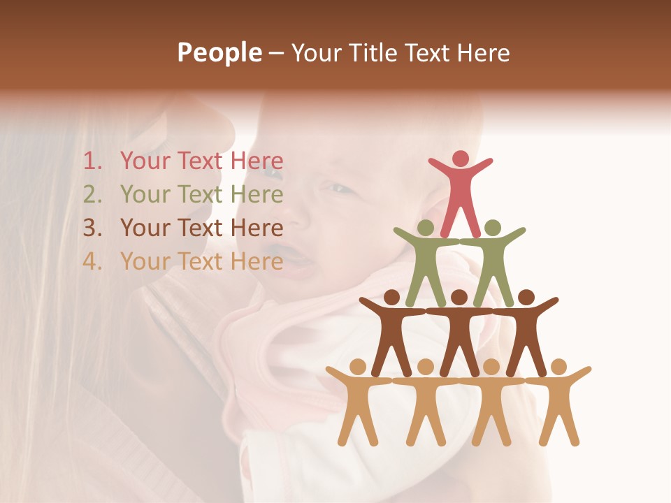 Beautiful Reassure Hugging PowerPoint Template
