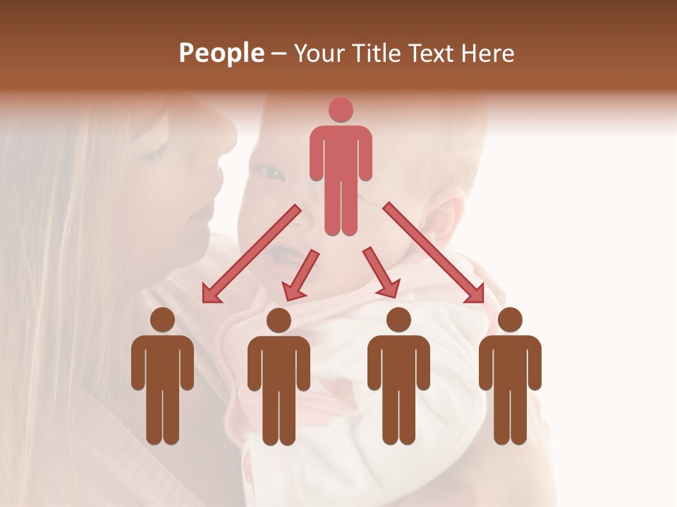 Beautiful Reassure Hugging PowerPoint Template