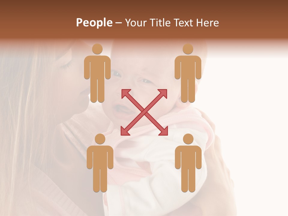 Beautiful Reassure Hugging PowerPoint Template