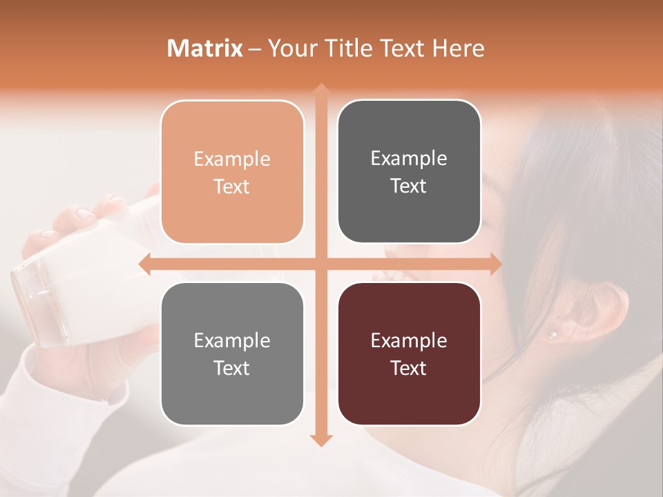 Diet Girl White PowerPoint Template