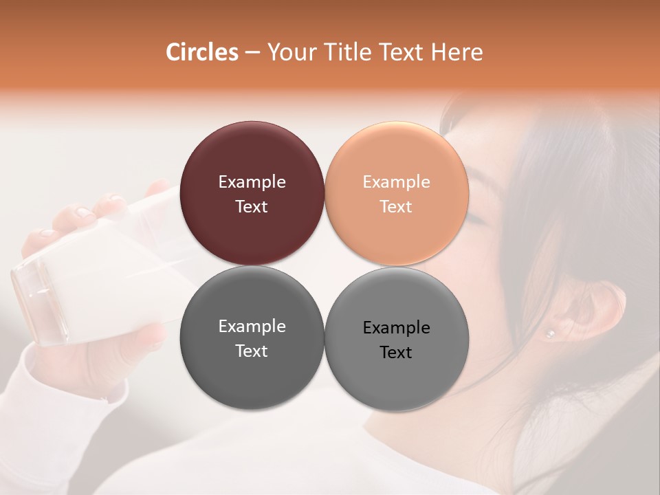 Diet Girl White PowerPoint Template