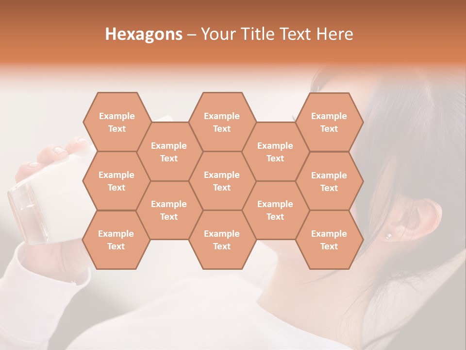 Diet Girl White PowerPoint Template