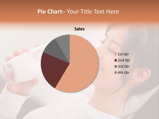 Diet Girl White PowerPoint Template