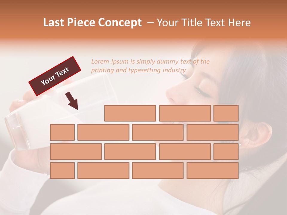 Diet Girl White PowerPoint Template