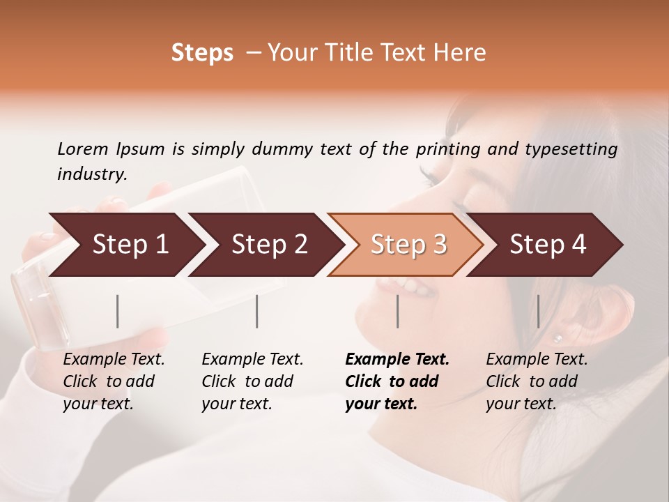 Diet Girl White PowerPoint Template