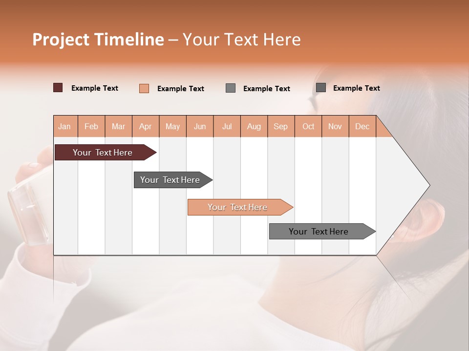 Diet Girl White PowerPoint Template