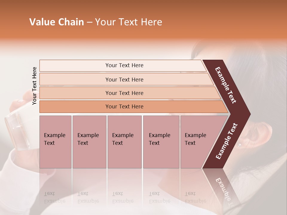 Diet Girl White PowerPoint Template