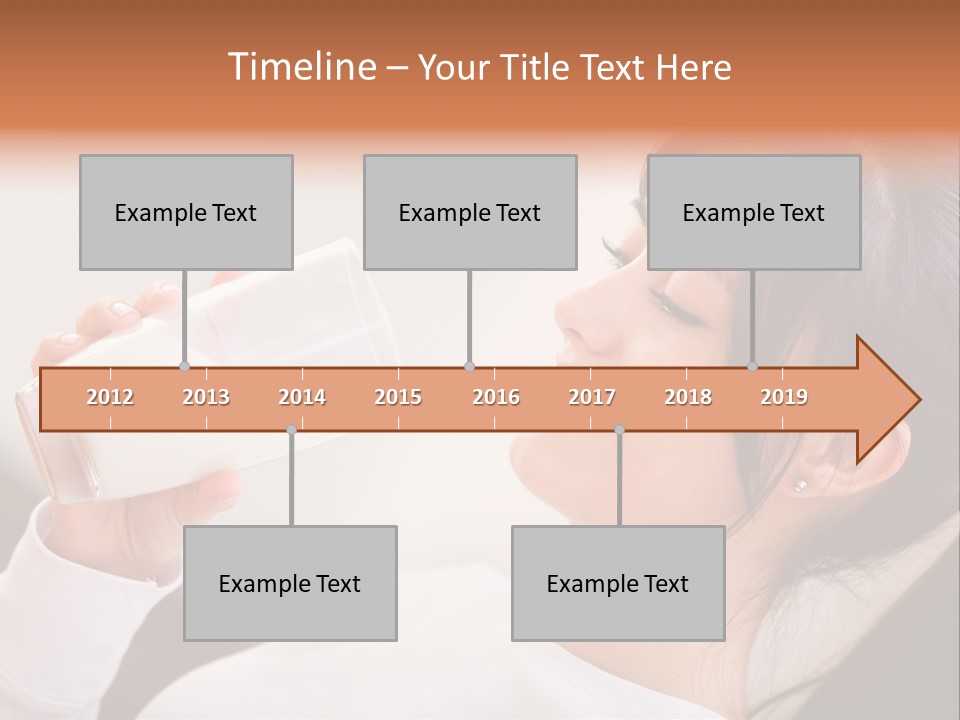 Diet Girl White PowerPoint Template