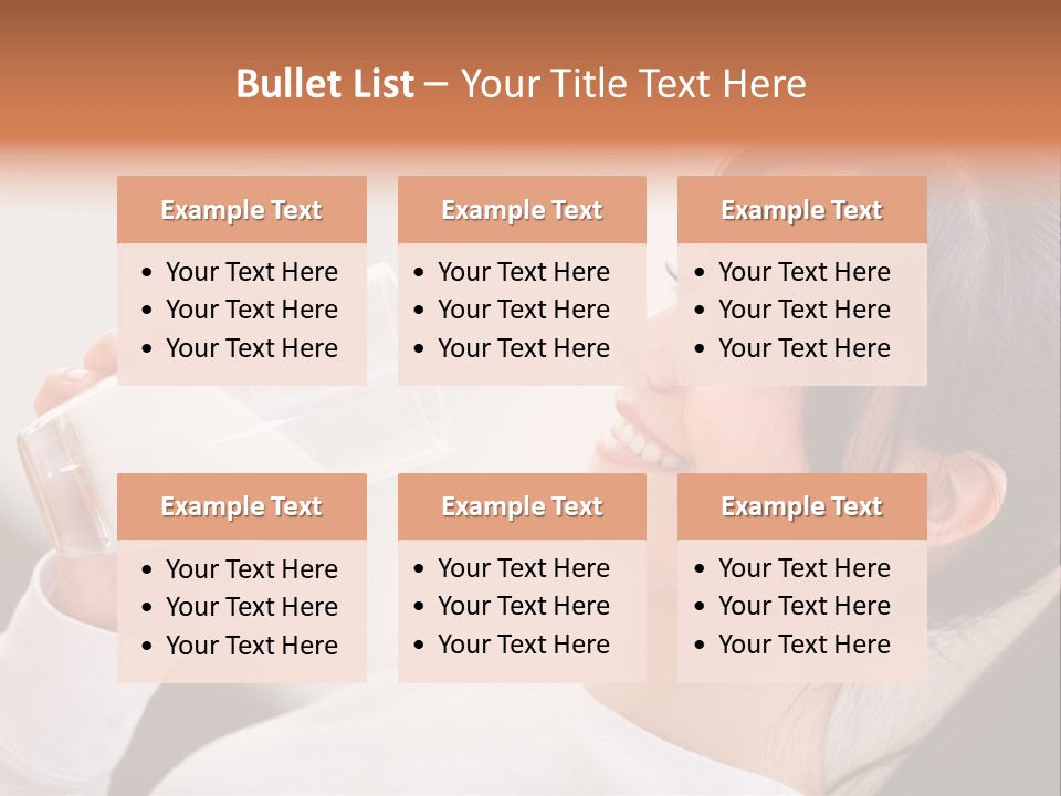 Diet Girl White PowerPoint Template