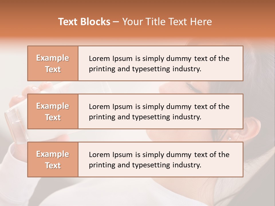 Diet Girl White PowerPoint Template