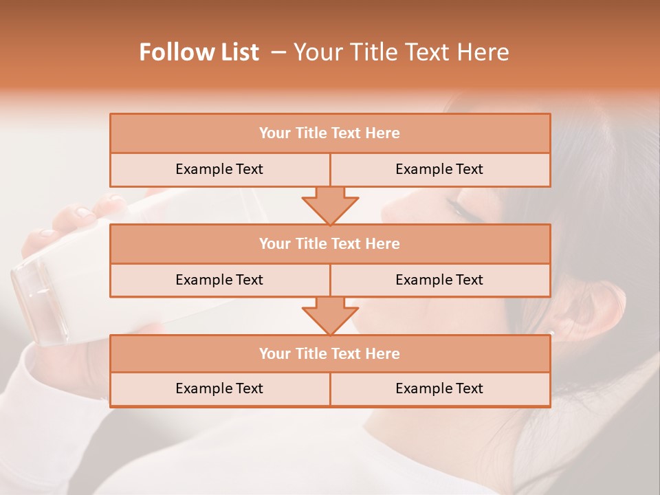 Diet Girl White PowerPoint Template