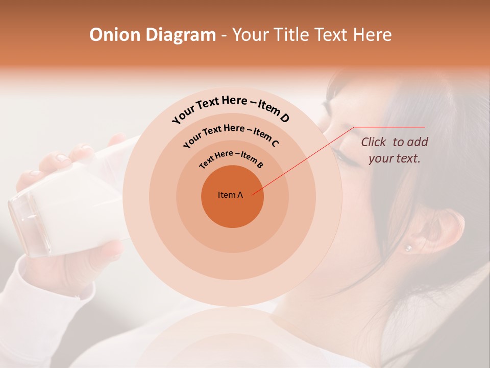 Diet Girl White PowerPoint Template