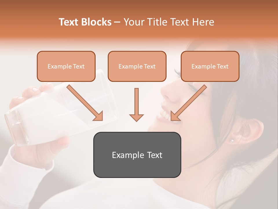 Diet Girl White PowerPoint Template