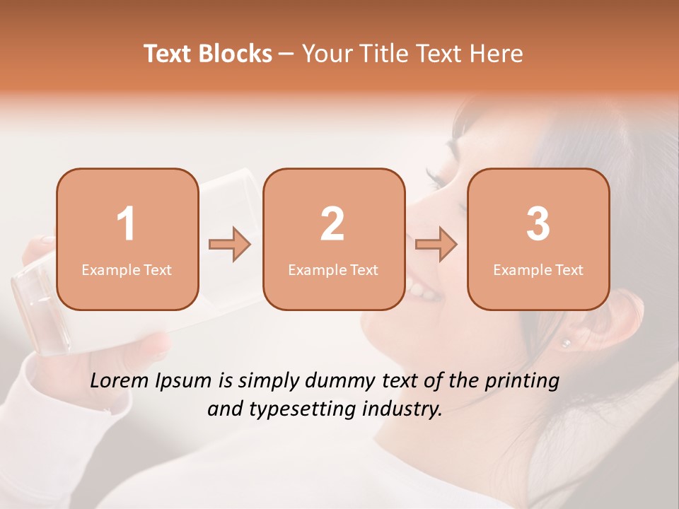 Diet Girl White PowerPoint Template