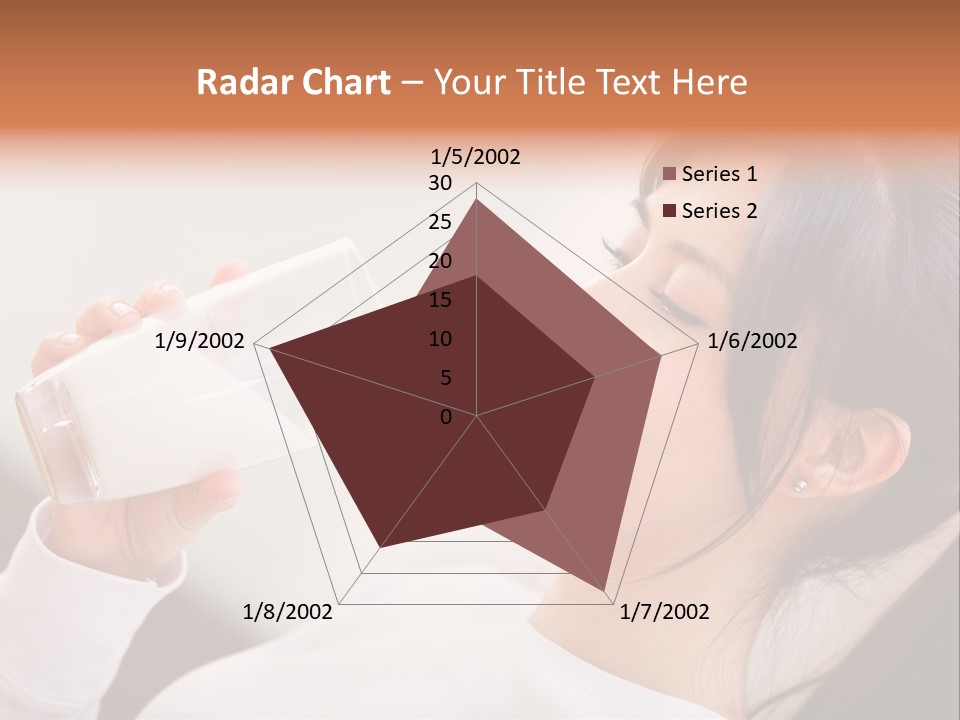 Diet Girl White PowerPoint Template