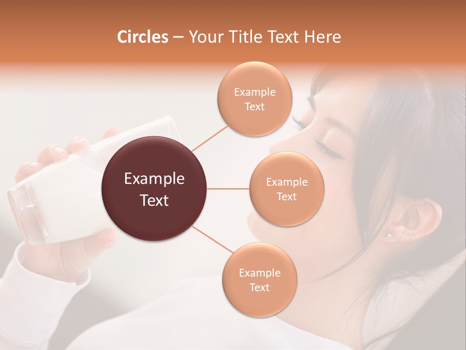 Diet Girl White PowerPoint Template