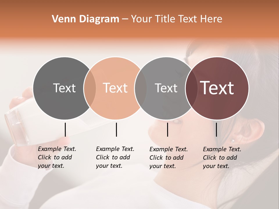 Diet Girl White PowerPoint Template