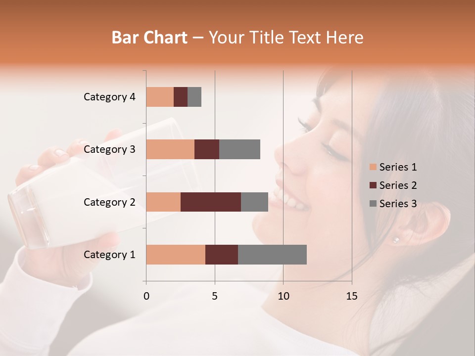 Diet Girl White PowerPoint Template