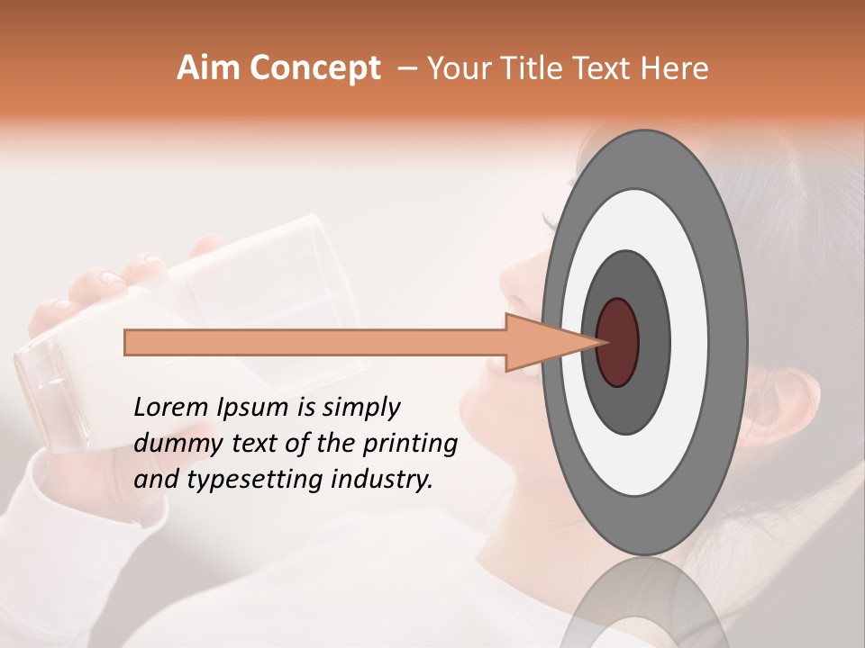 Diet Girl White PowerPoint Template