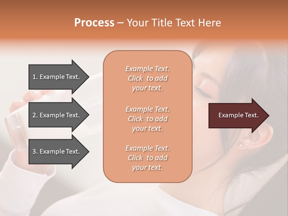 Diet Girl White PowerPoint Template