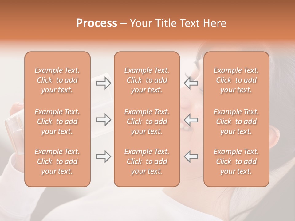 Diet Girl White PowerPoint Template