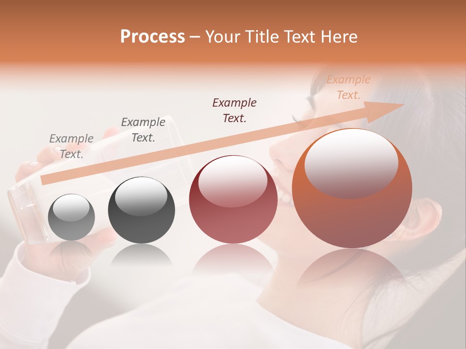 Diet Girl White PowerPoint Template