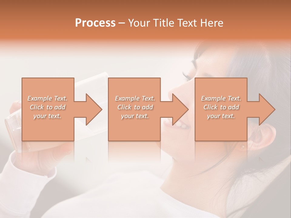 Diet Girl White PowerPoint Template