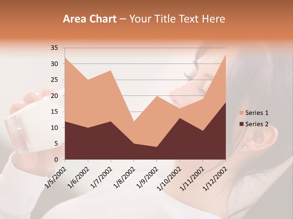 Diet Girl White PowerPoint Template