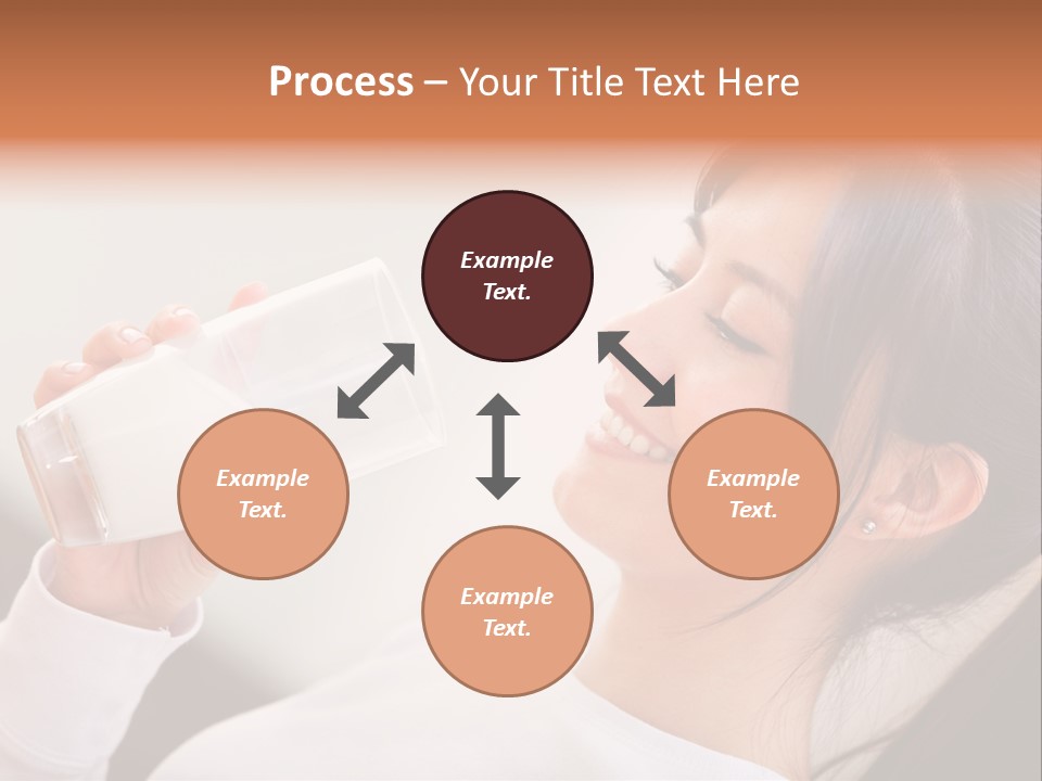 Diet Girl White PowerPoint Template