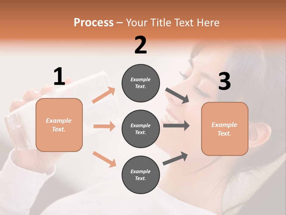 Diet Girl White PowerPoint Template