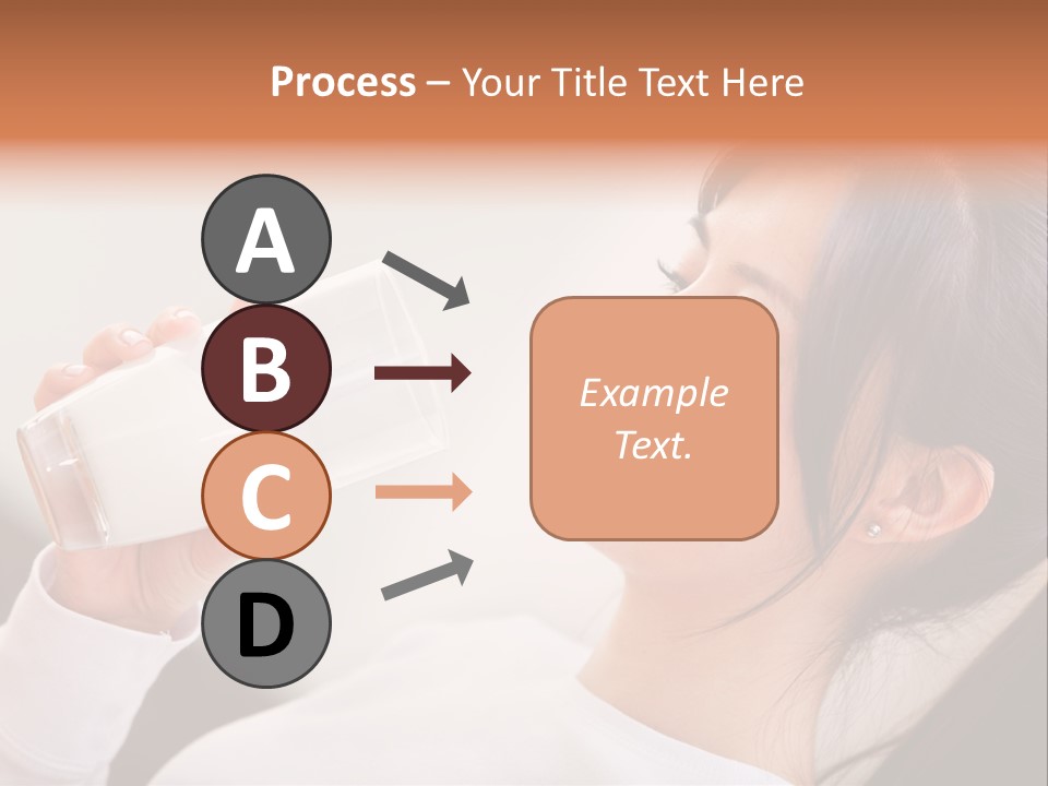 Diet Girl White PowerPoint Template