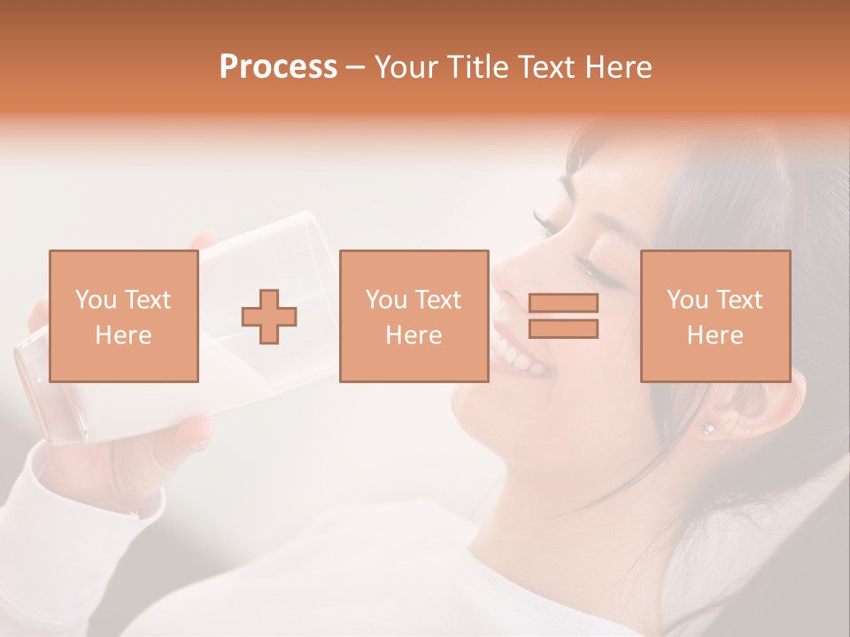 Diet Girl White PowerPoint Template