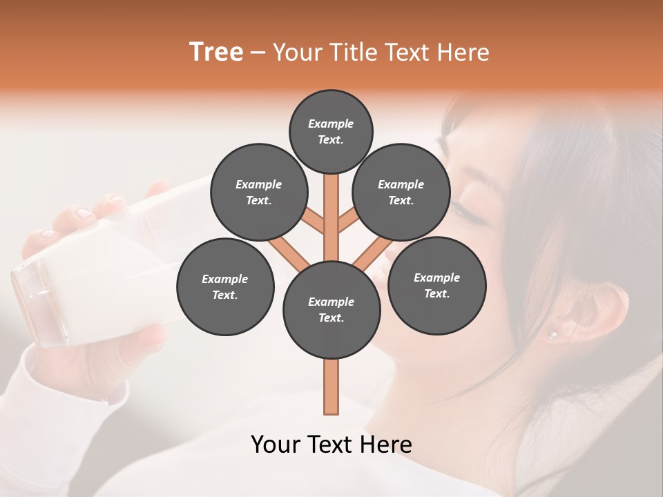 Diet Girl White PowerPoint Template