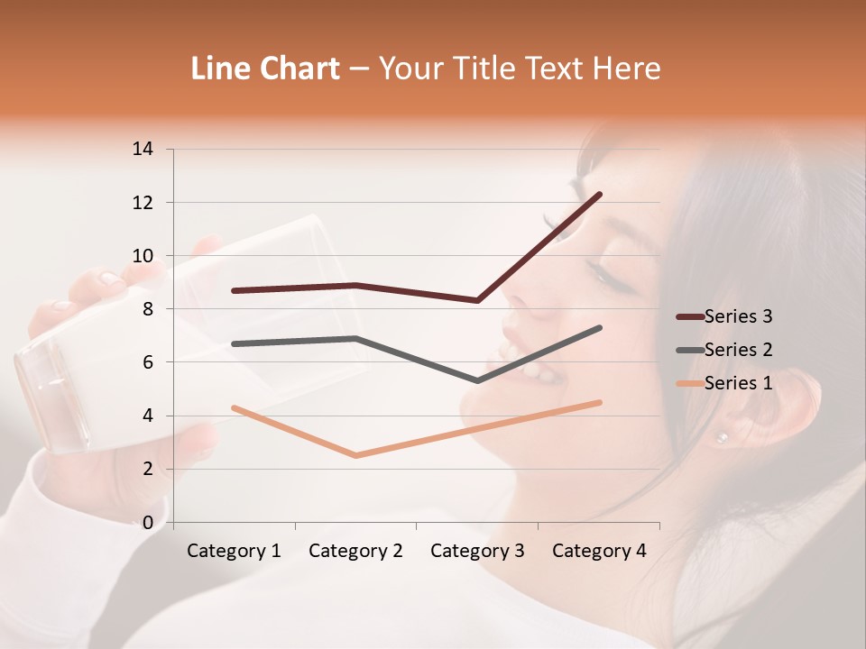 Diet Girl White PowerPoint Template