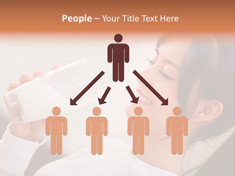 Diet Girl White PowerPoint Template