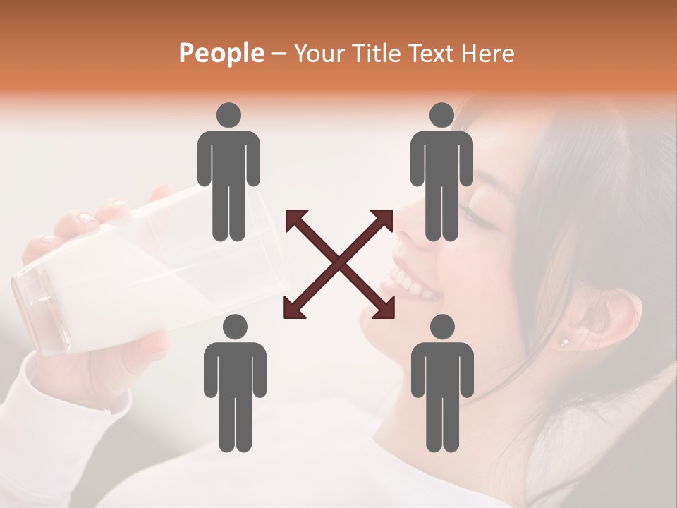 Diet Girl White PowerPoint Template