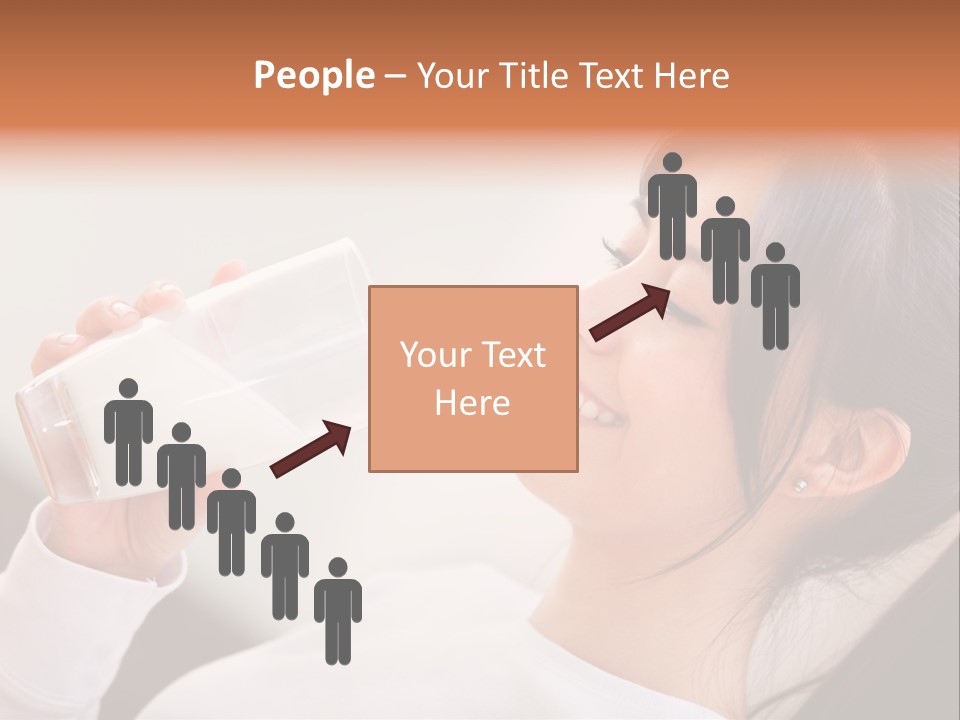 Diet Girl White PowerPoint Template