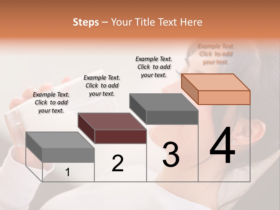 Diet Girl White PowerPoint Template