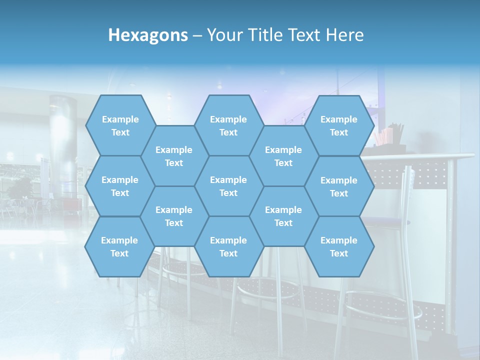 Round Stool Cheers PowerPoint Template