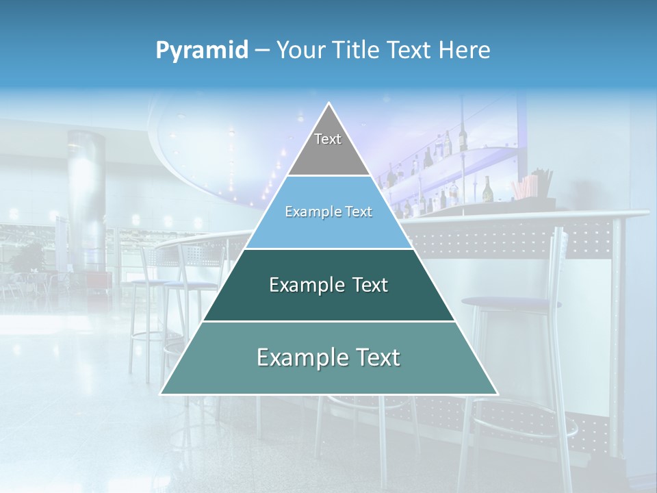 Round Stool Cheers PowerPoint Template