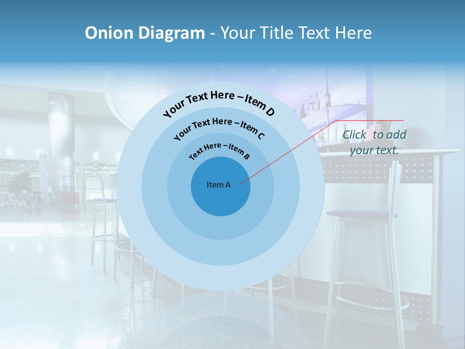 Round Stool Cheers PowerPoint Template