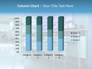 Round Stool Cheers PowerPoint Template