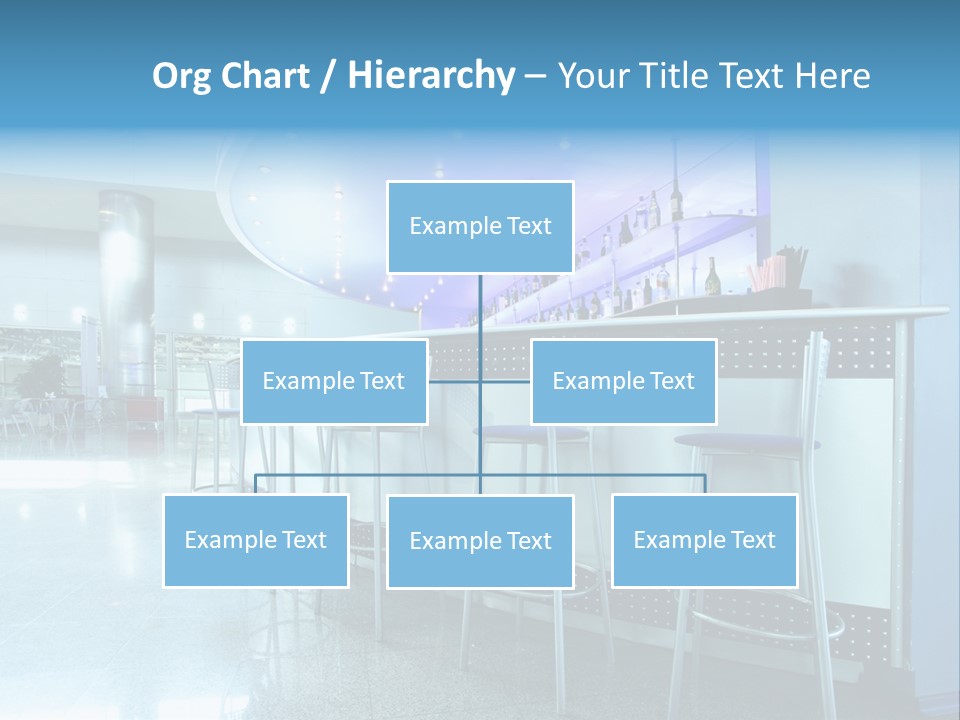 Round Stool Cheers PowerPoint Template