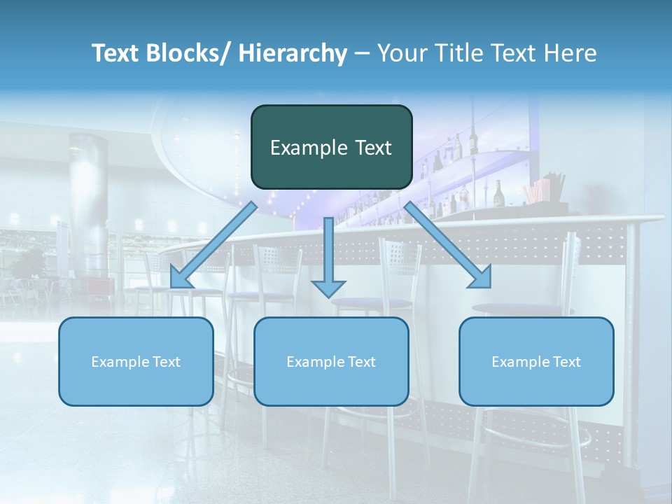 Round Stool Cheers PowerPoint Template