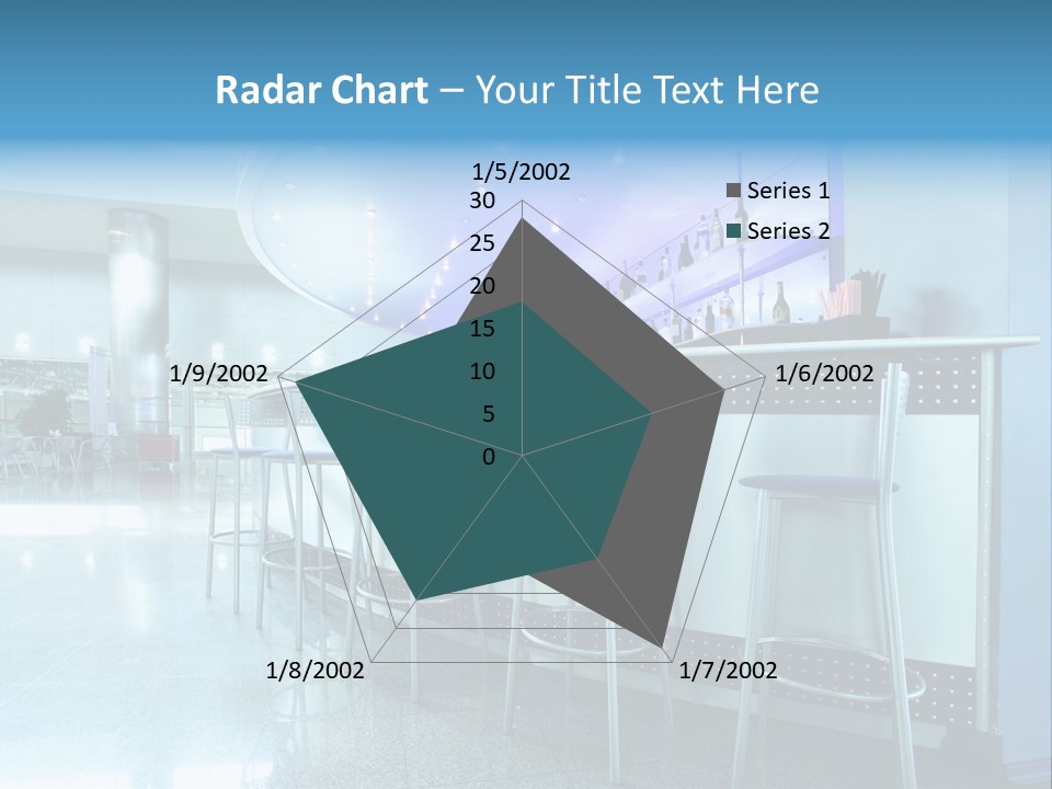 Round Stool Cheers PowerPoint Template