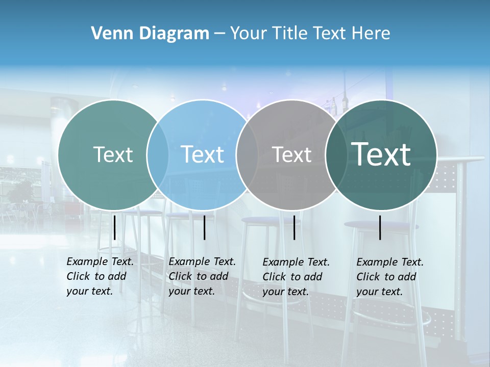 Round Stool Cheers PowerPoint Template