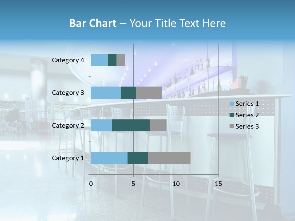 Round Stool Cheers PowerPoint Template