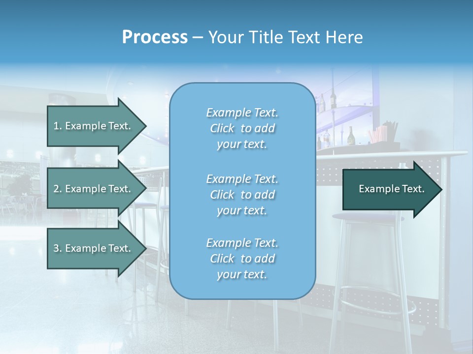 Round Stool Cheers PowerPoint Template