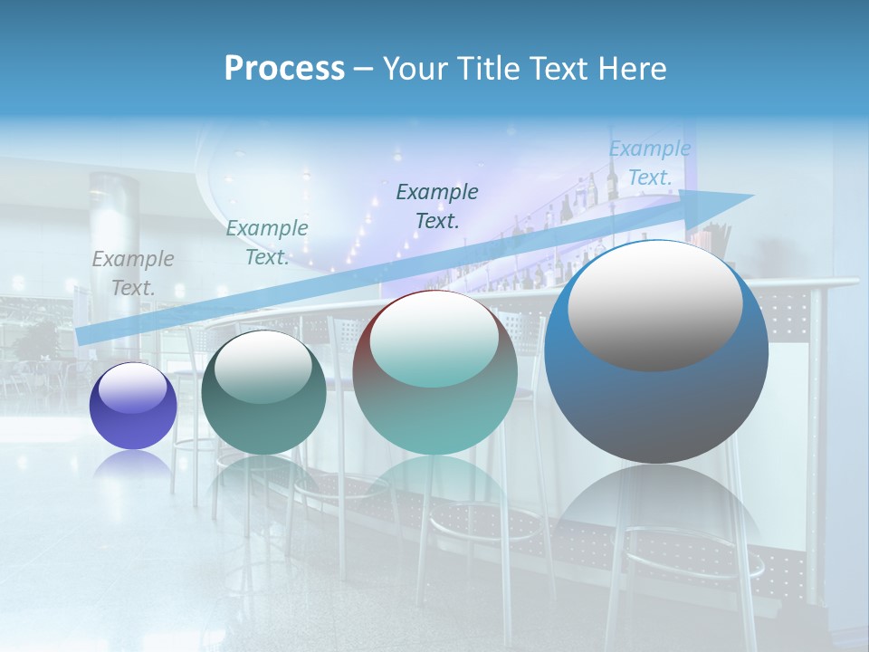 Round Stool Cheers PowerPoint Template